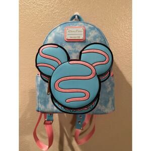 NWT Disney Parks Loungefly Eats 2024 Macaron Snack Mini Backpack
